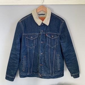 Levi's sherpa jean jacket